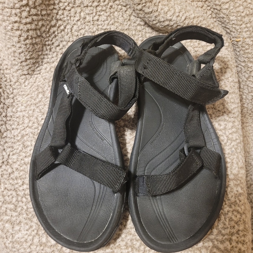 TEVA 4176 Black Women's 10 Outdoor Rugged Active Hiking Strappy Sandal
